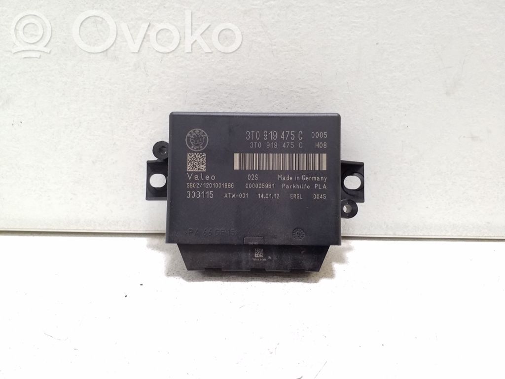 Skoda Superb B6 (3T) Unité de commande, module PDC aide au stationnement 