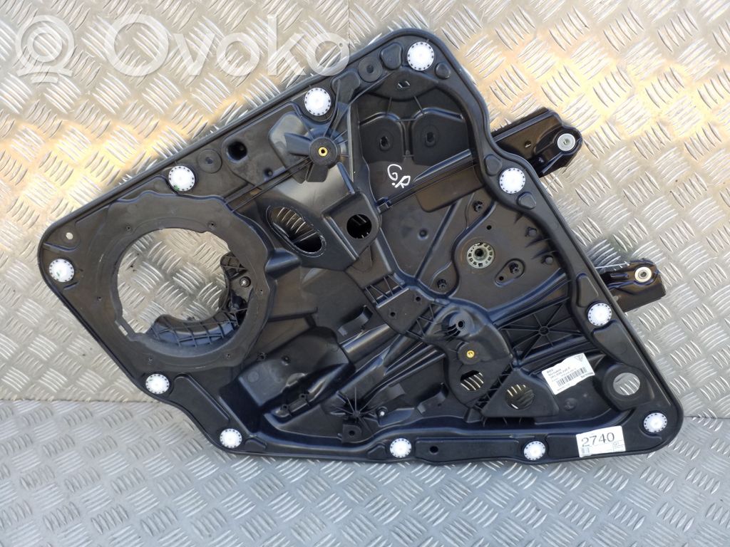 Porsche Cayenne (92A) Mechanizm podnoszenia szyby tylnej bez silnika 
