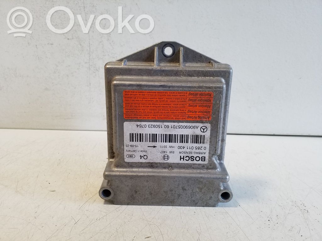 Unidad de control/módulo del Airbag   0285011400,A9069005701