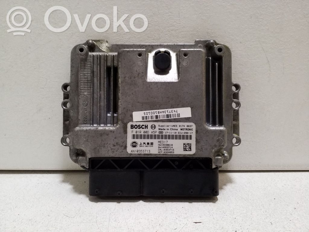 Engine control unit/module   F01R00DA5P,MED17,AN10353713,10338618,10353713,10353714