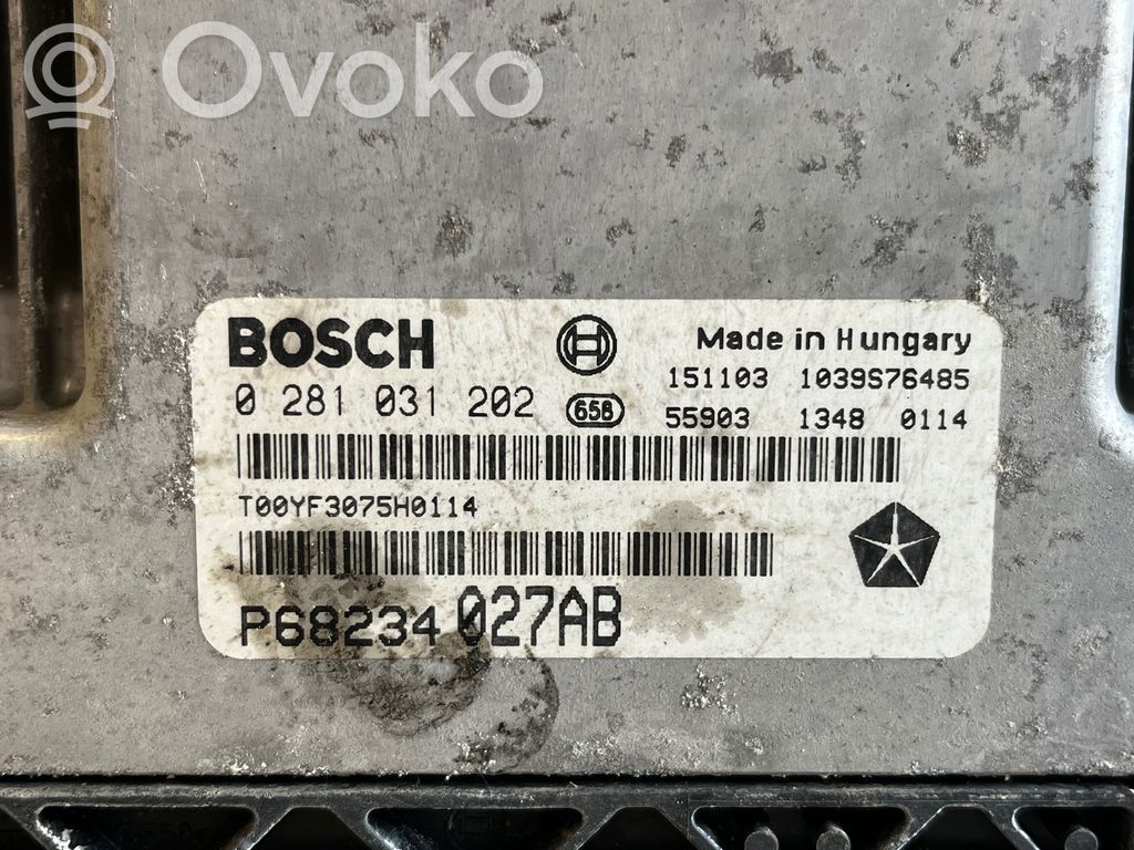 Jeep Cherokee KL Engine control unit/module 