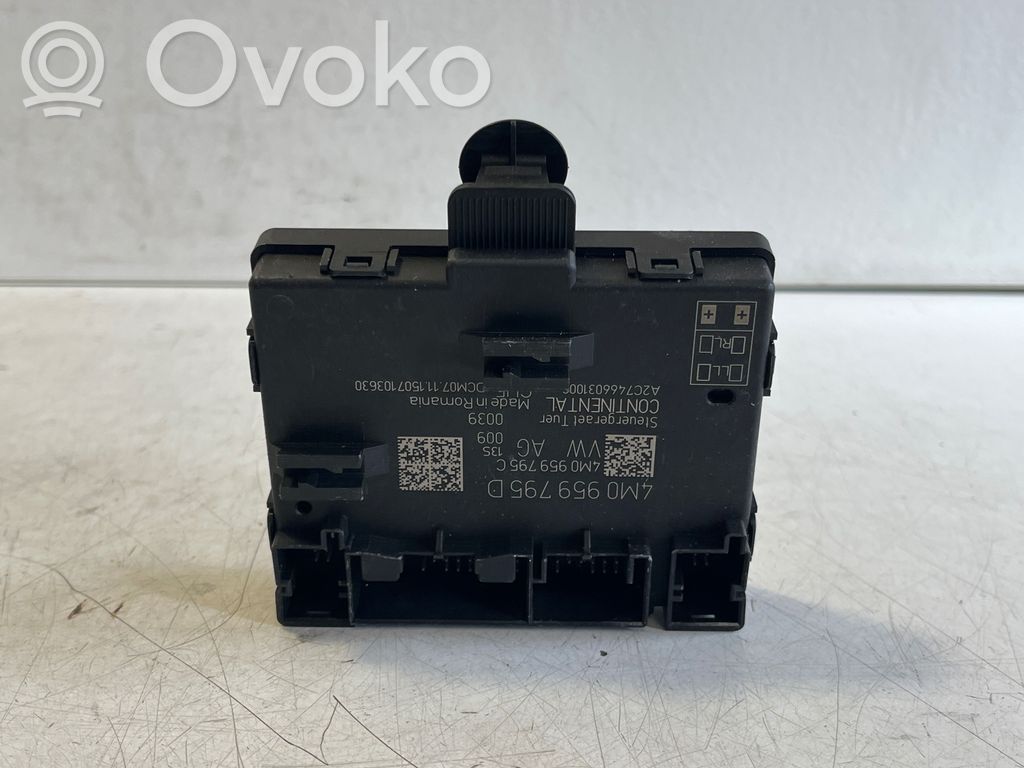 Audi Q7 4M Centralina/modulo portiere 