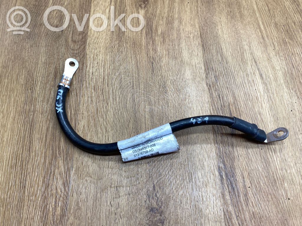 Volvo XC90 Minus / Klema / Przewód akumulatora 