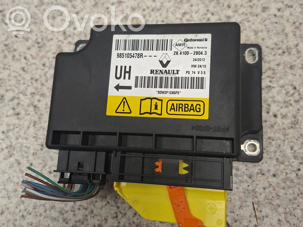 Renault Megane III Unitate/modul de comandă airbaguri 