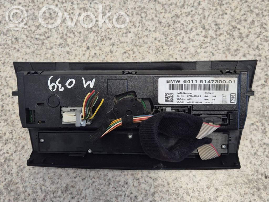 BMW 3 E92 E93 Climate control unit 