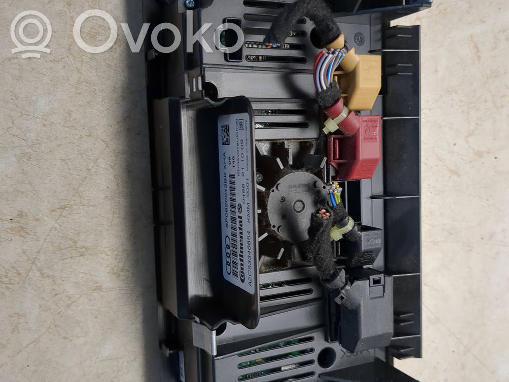 Audi A3 S3 8P Panel klimatyzacji 