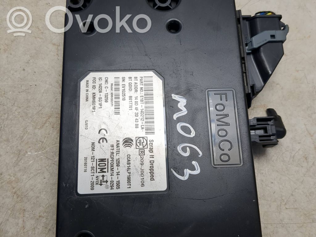 Ford Ecosport Bluetooth control unit module 