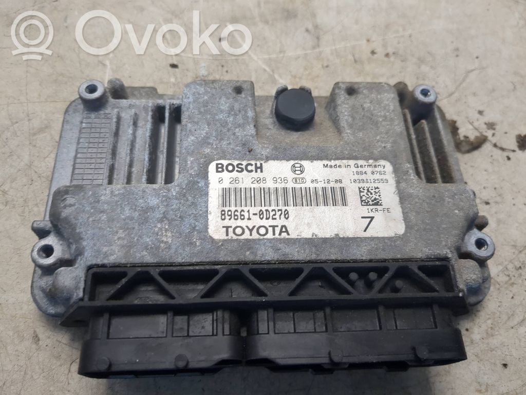 Toyota Yaris Engine control unit/module 
