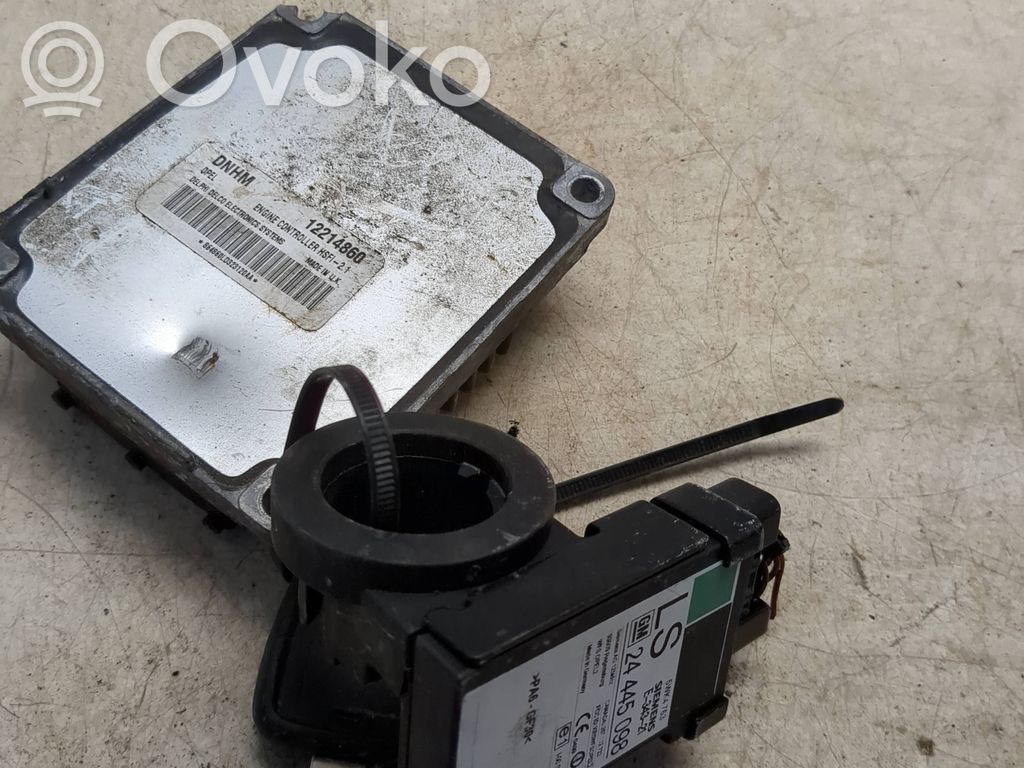 Opel Astra G Engine ECU kit and lock set 