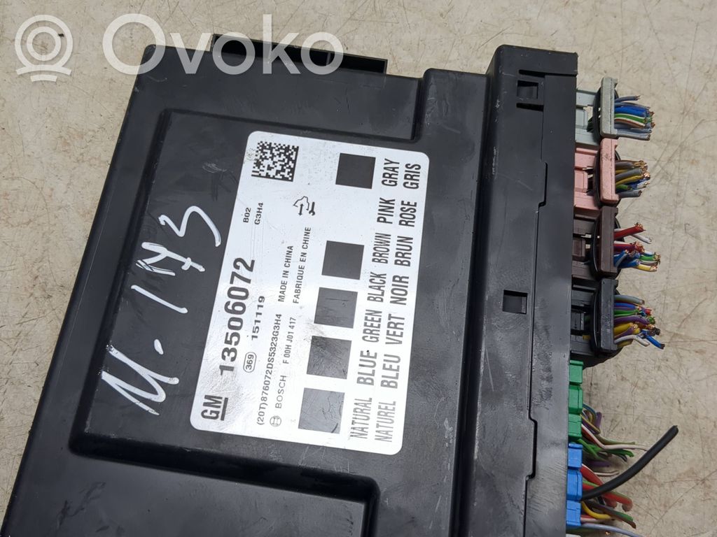 Opel Astra K Other control units/modules 