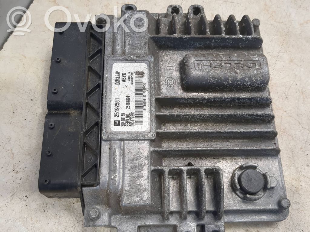 Engine control unit/module   25192581,25184894,28418159