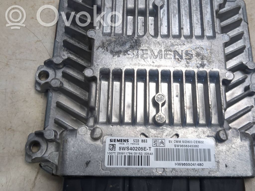 Peugeot 407 Engine control unit/module 