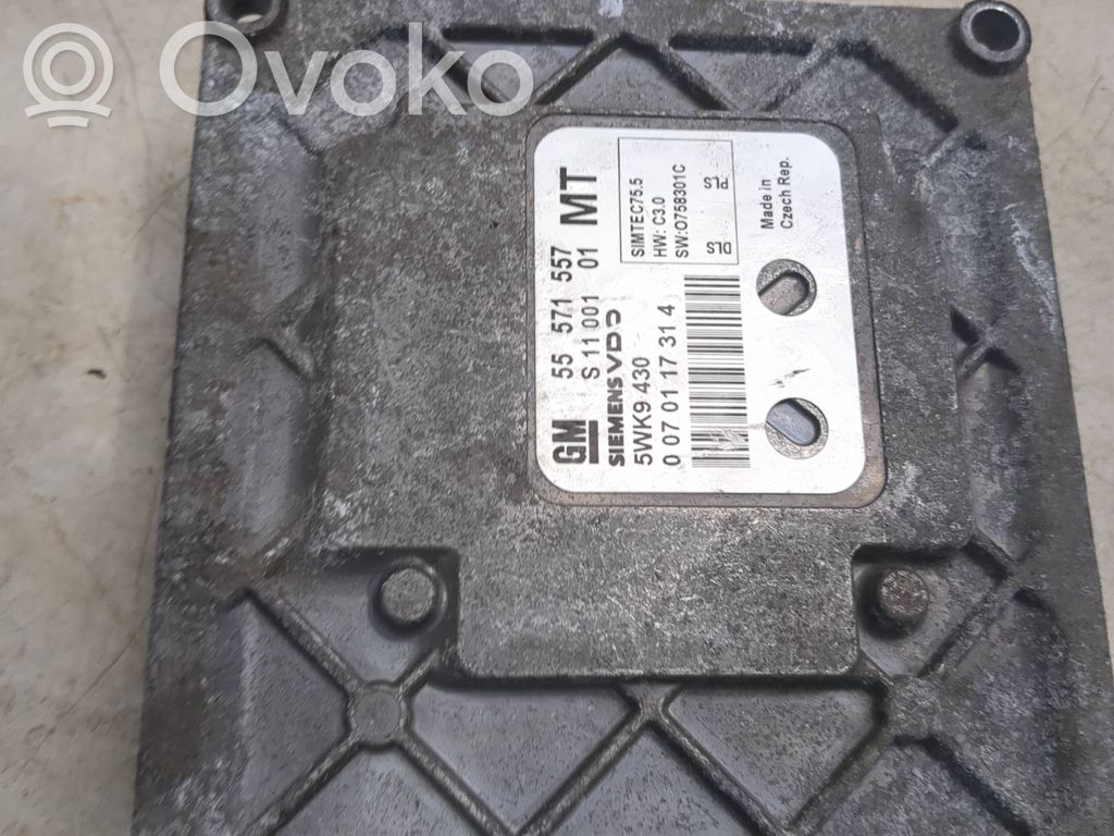 Engine control unit/module   55571557,0070117314,5WK9430