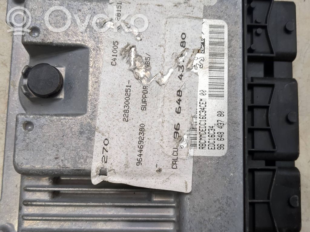 Citroen C4 II Engine control unit/module 