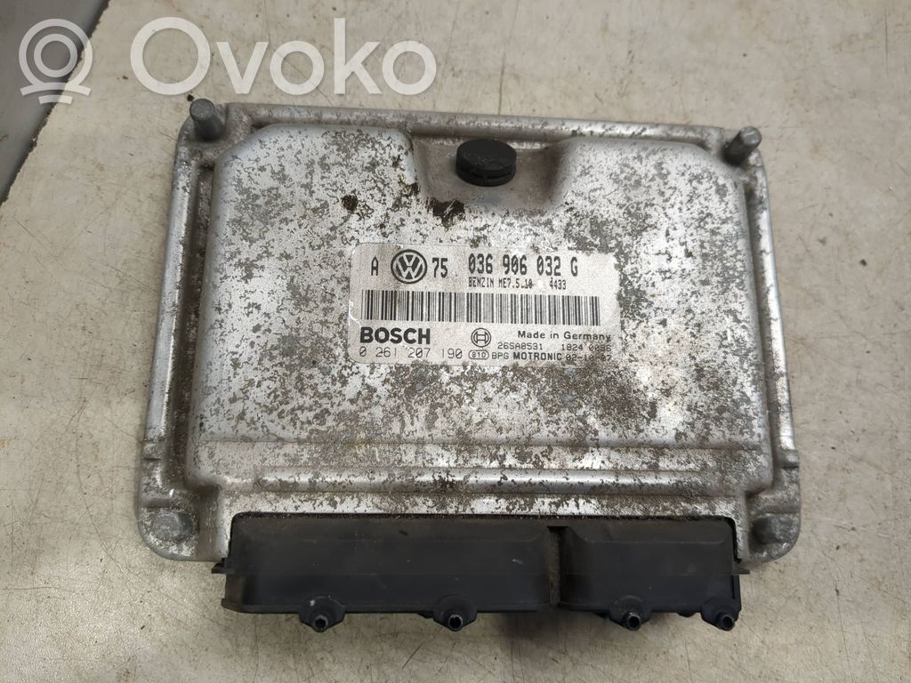 Engine control unit/module   036906032G,0261207190,26SA8531
