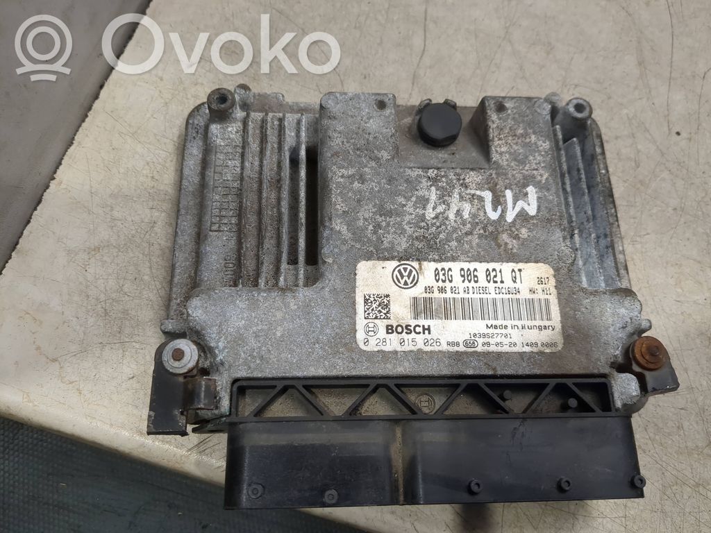 Skoda Superb B6 (3T) Engine control unit/module 