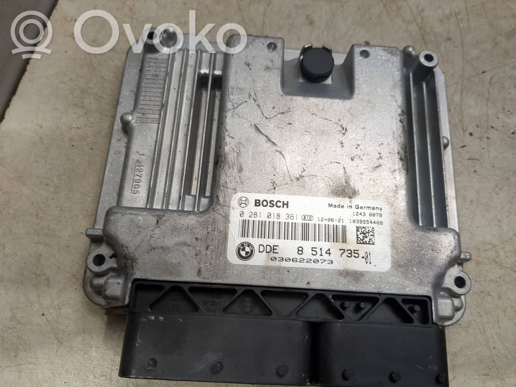 BMW 1 F20 F21 Dzinēja vadības bloks 