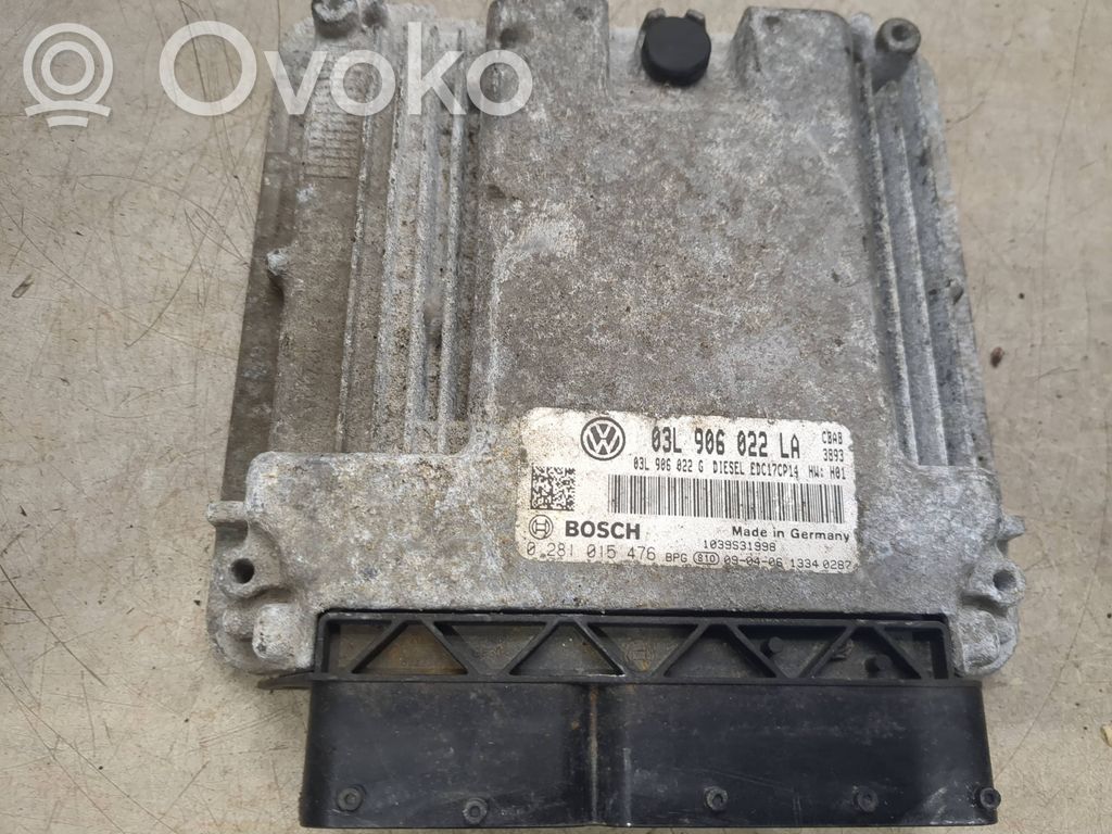 Volkswagen Golf VI Engine control unit/module 