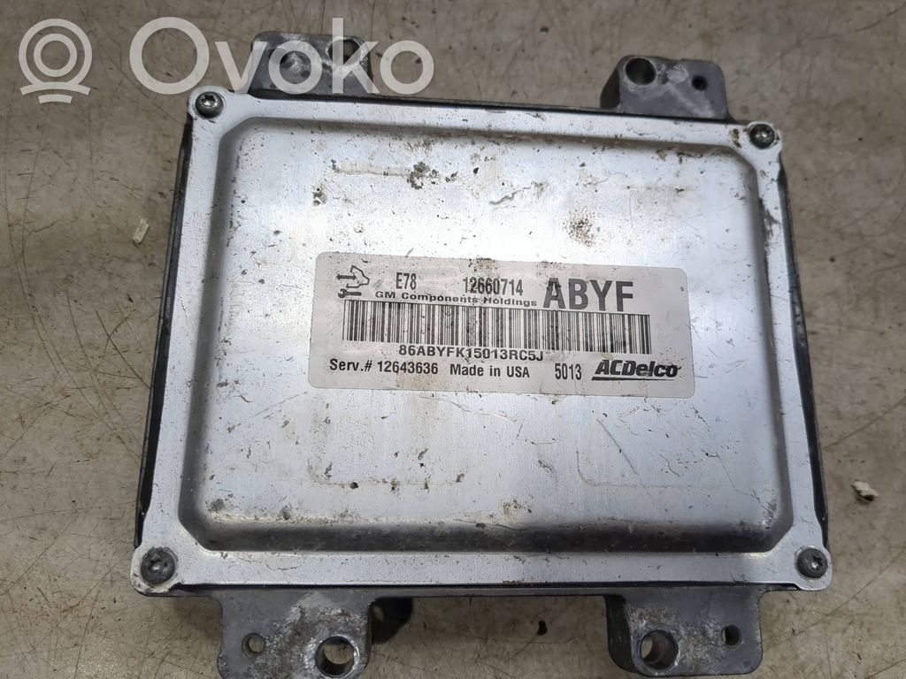 Opel Zafira C Engine control unit/module 