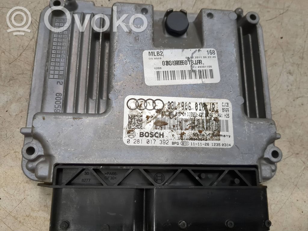 Audi A4 S4 B8 8K Engine control unit/module 