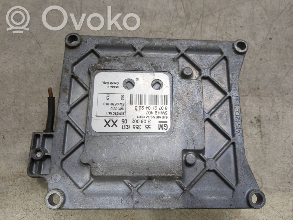 Sterownik / Moduł ECU   55355631,S0600205,8072104220,5WK9407