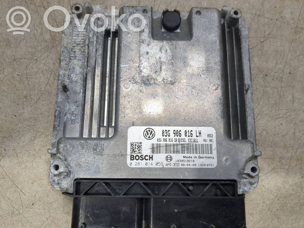 Volkswagen Golf V Engine control unit/module 