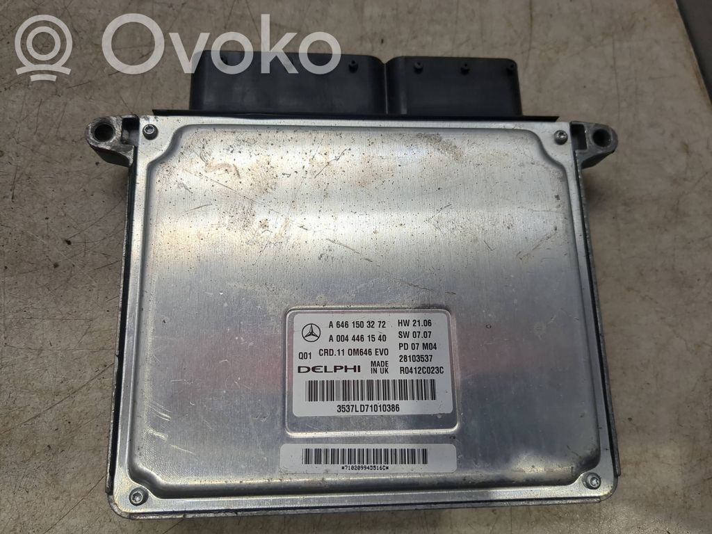 Engine control unit/module   A6461503272,A0044461540,28103537