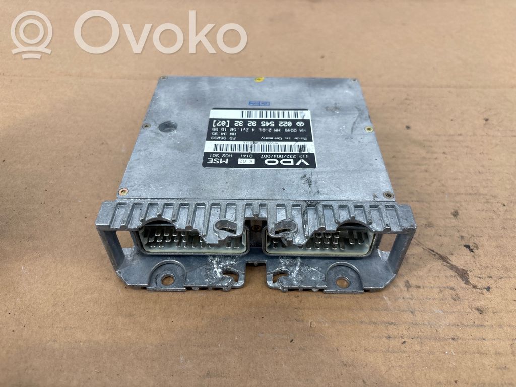 Mercedes-Benz B W246 W242 Engine control unit/module 