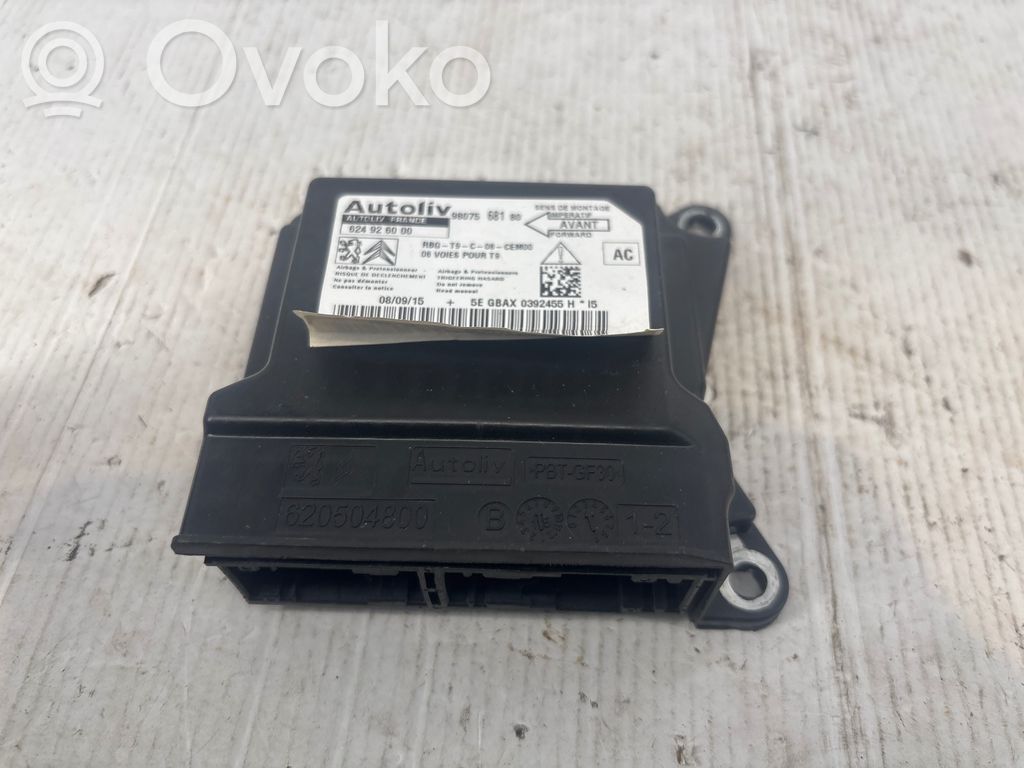 Peugeot 308 Airbag control unit/module 