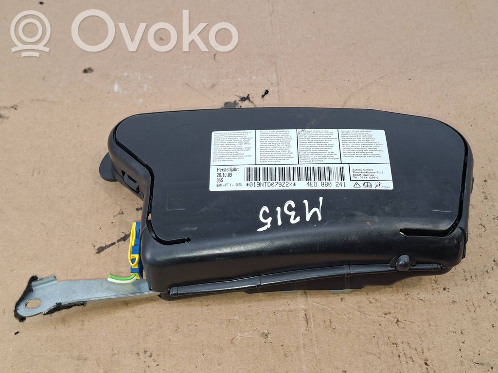 Audi A8 S8 D3 4E Airbag del asiento 