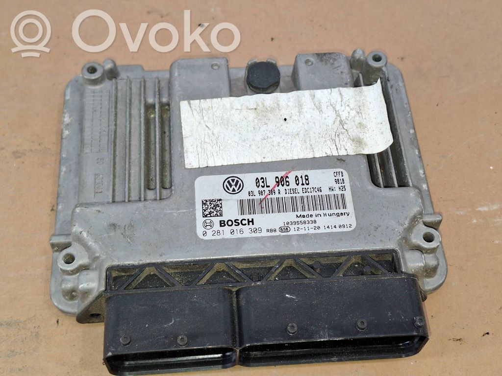 Volkswagen Jetta VI Engine control unit/module 