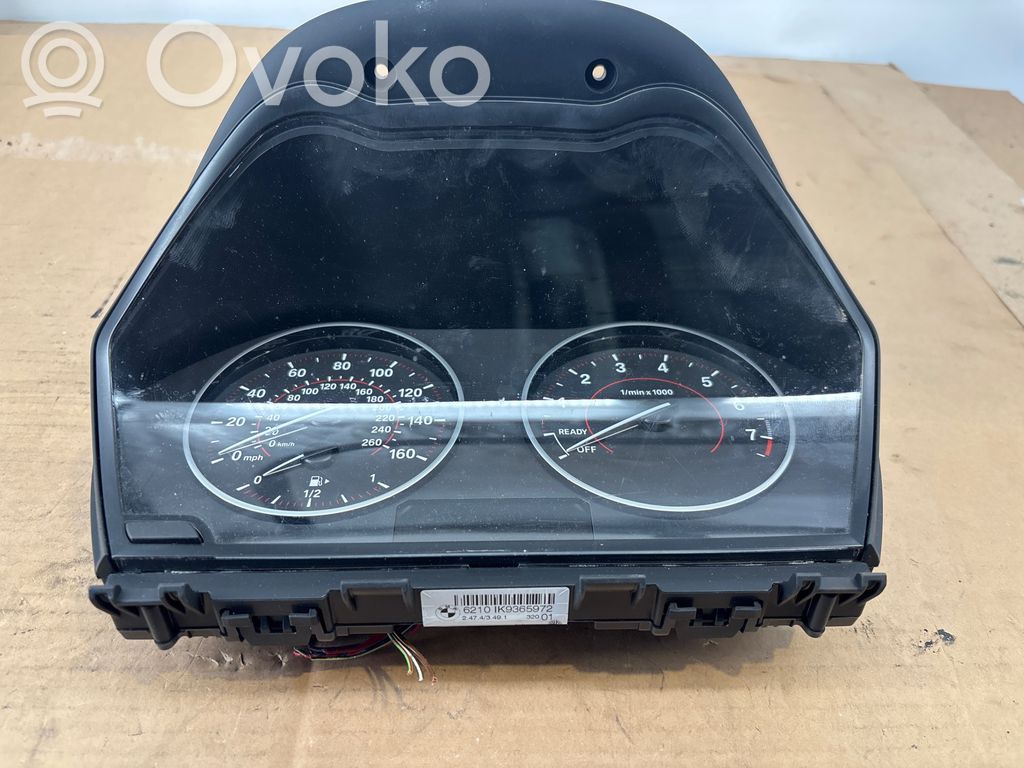 BMW 1 F20 F21 Speedometer (instrument cluster) 