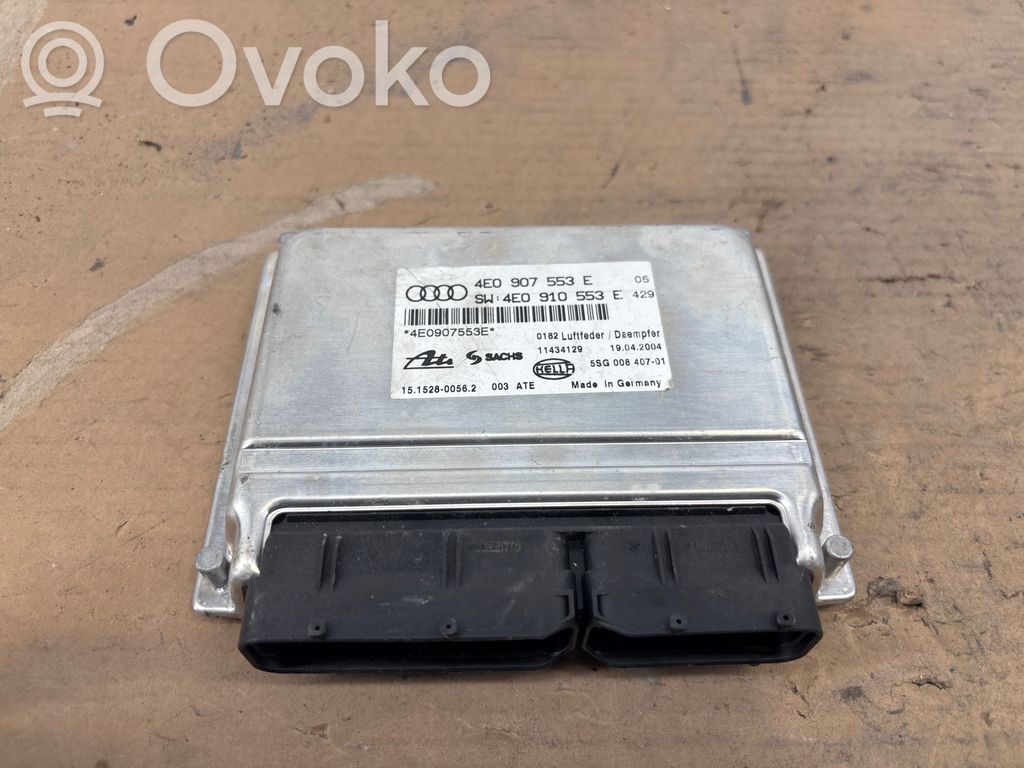 Audi A8 S8 D3 4E Module de commande suspension 