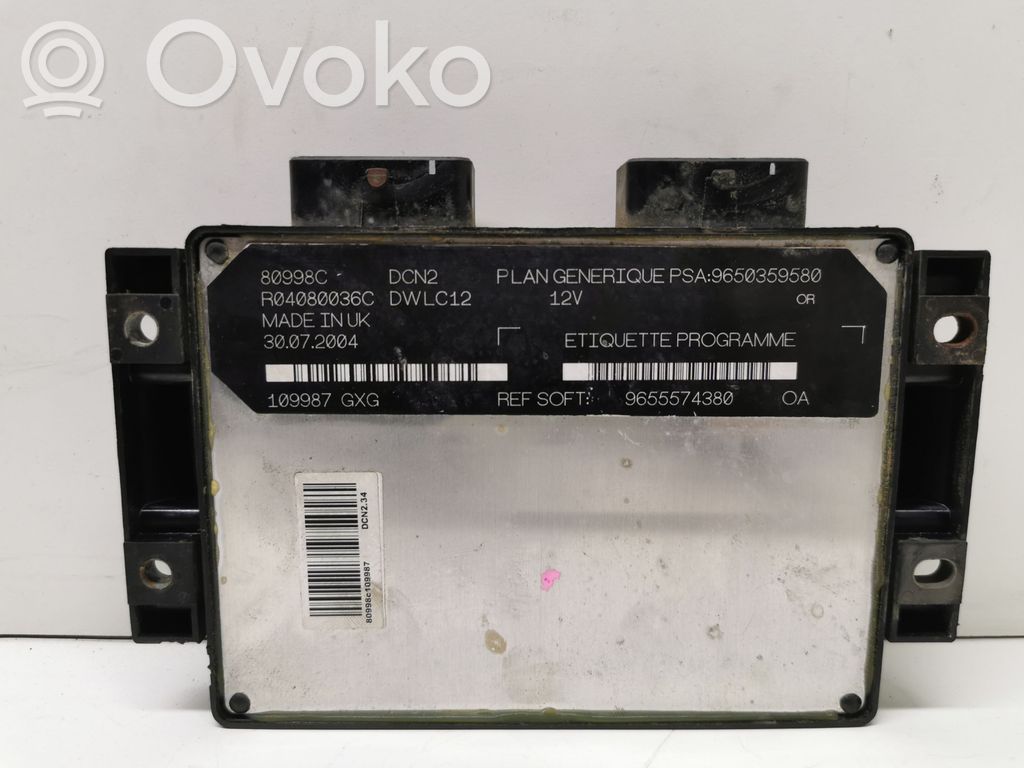 Peugeot Partner Engine control unit/module 