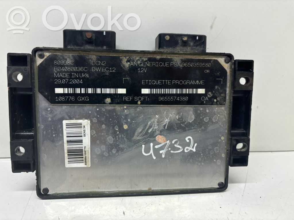 Peugeot Partner Engine control unit/module 
