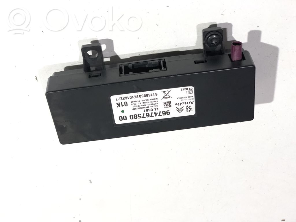 Bluetooth control unit module   9674767580