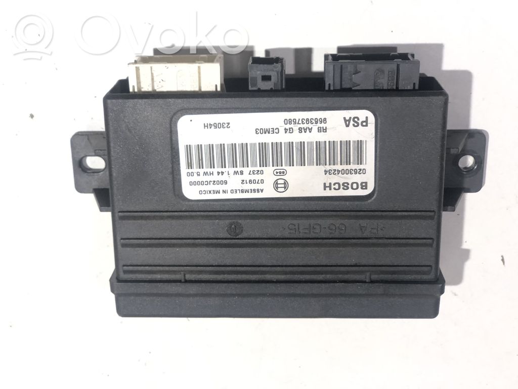 Citroen C4 Grand Picasso Unidad de control/módulo PDC de aparcamiento 