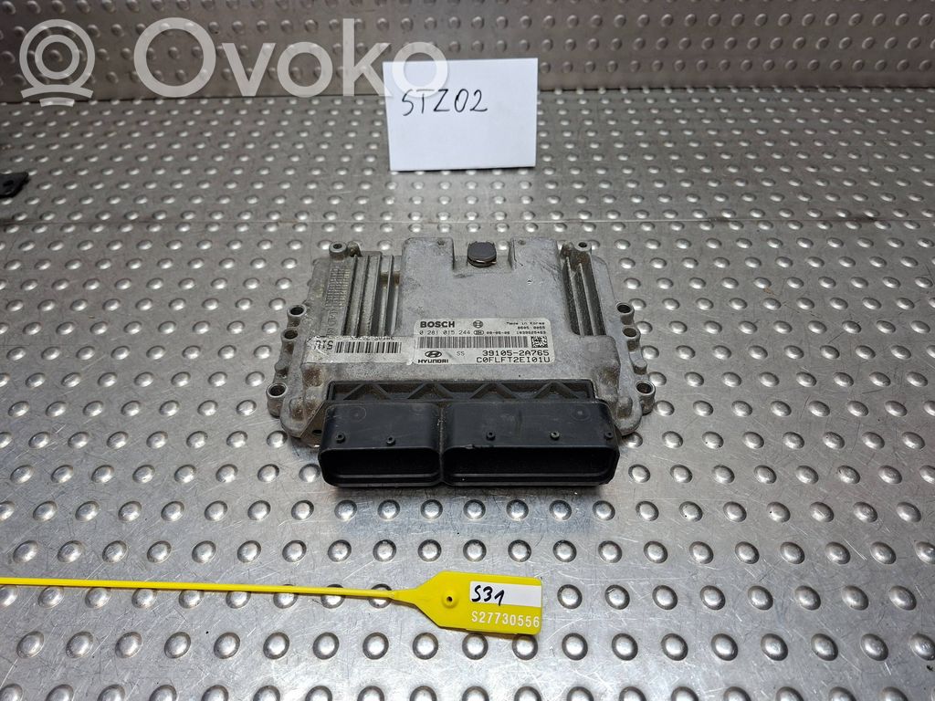 Engine control unit/module ECU   S27730556,391052A765,0281015244