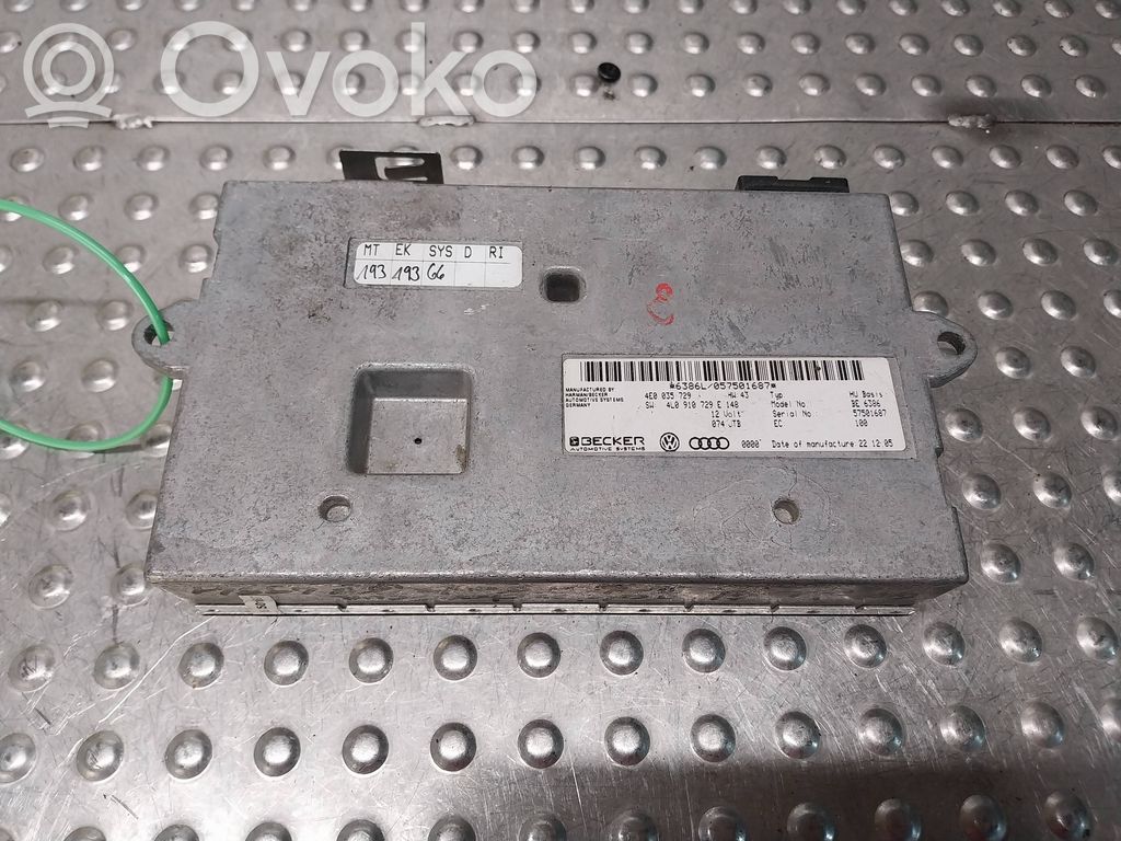 Audi A6 S6 C6 4F Navigācijas (GPS) vadības bloks 