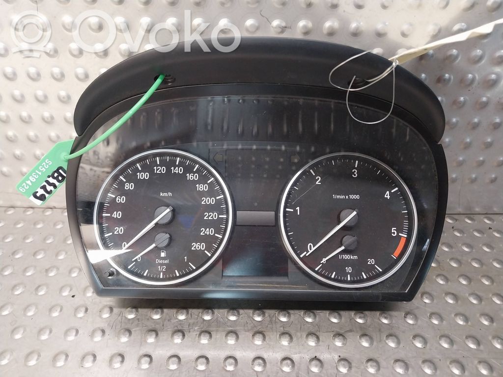 BMW 3 E90 E91 Vitezometru (grup de instrumente) 