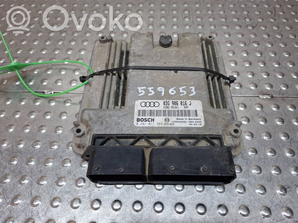 Engine control unit/module   S27705961,03G906016J,0281011383