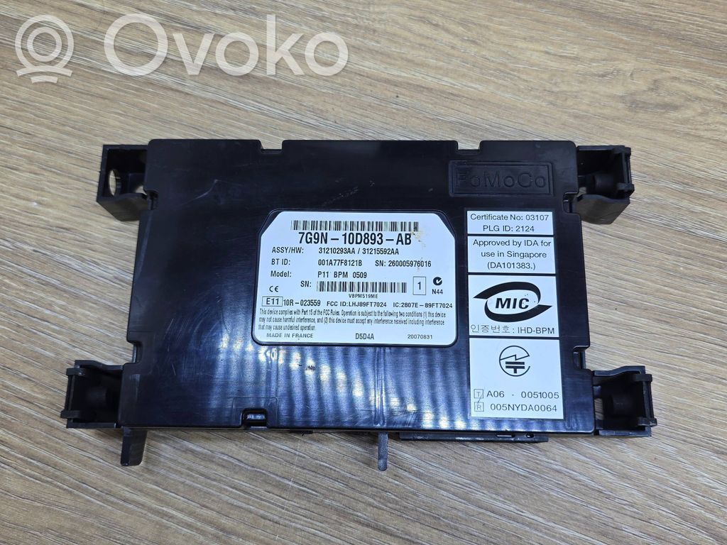 Bluetooth modulis   7G9N10D893AB,31210293AA