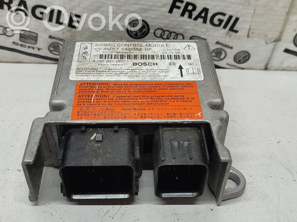 Airbag control unit/module   4M5T14B056BF,650004634401,0285001552