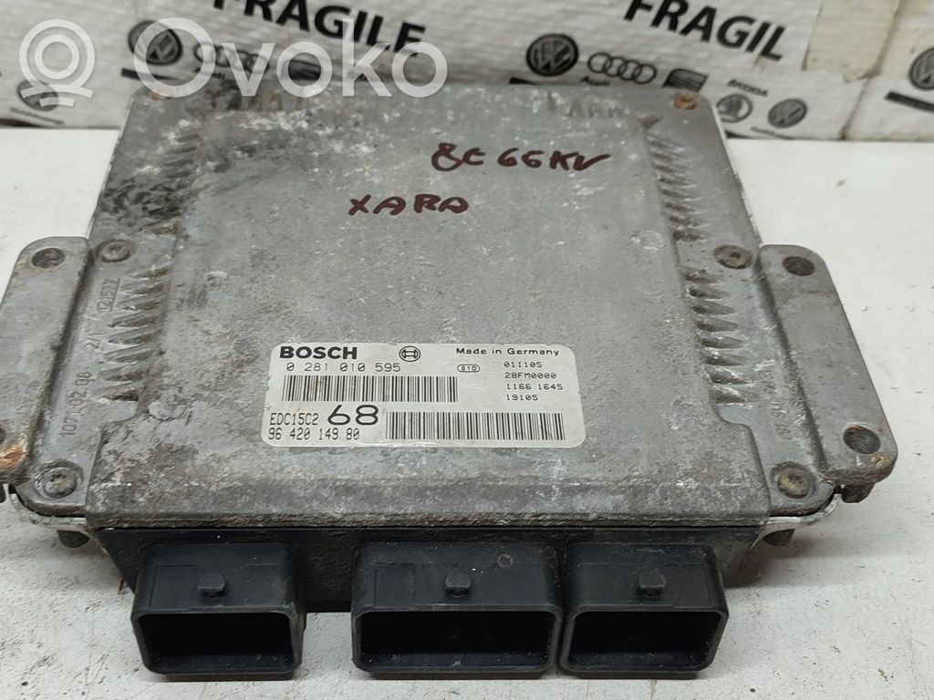 Citroen Xsara Picasso Engine control unit/module 