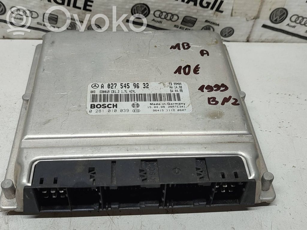Mercedes-Benz A W168 Engine control unit/module 