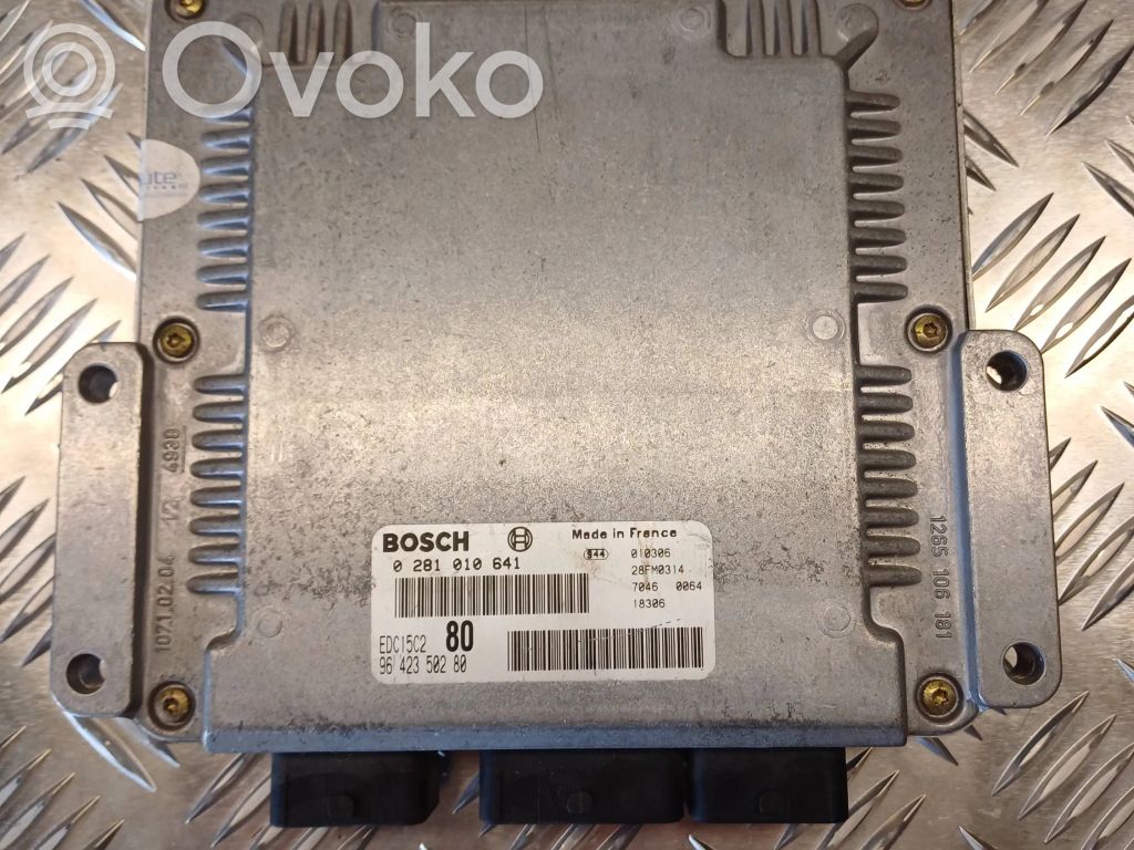 Engine control unit/module   0281010641,96423502