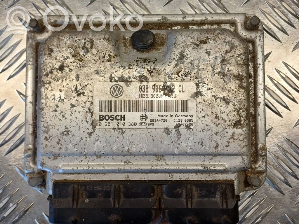 Skoda Octavia Mk1 (1U) Engine control unit/module 