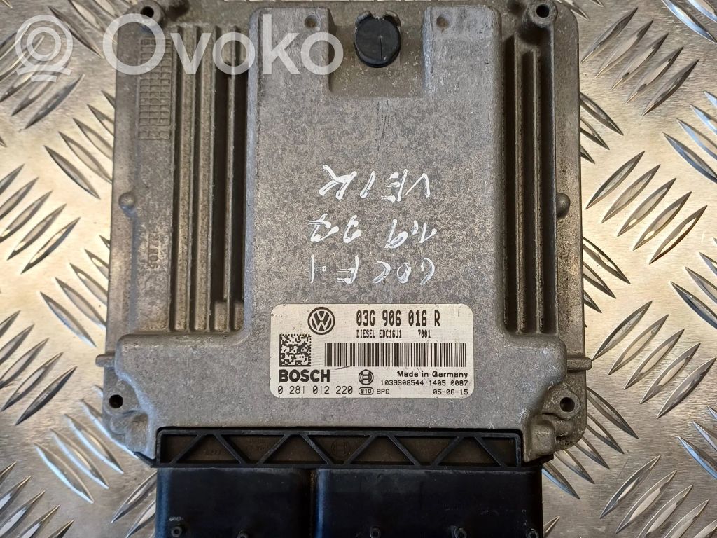 Engine control unit/module   03G906016R,1039S08544,0281012220