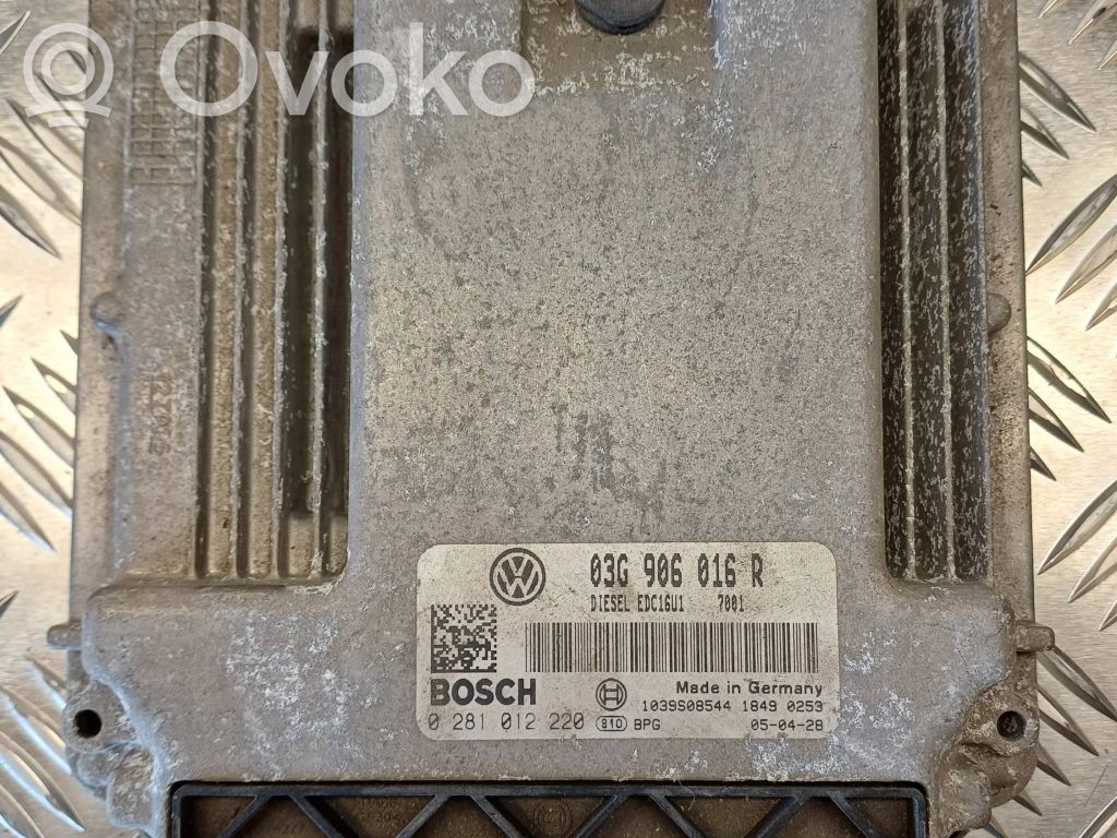 Engine control unit/module   03G906016R,1039S08544,0281012220