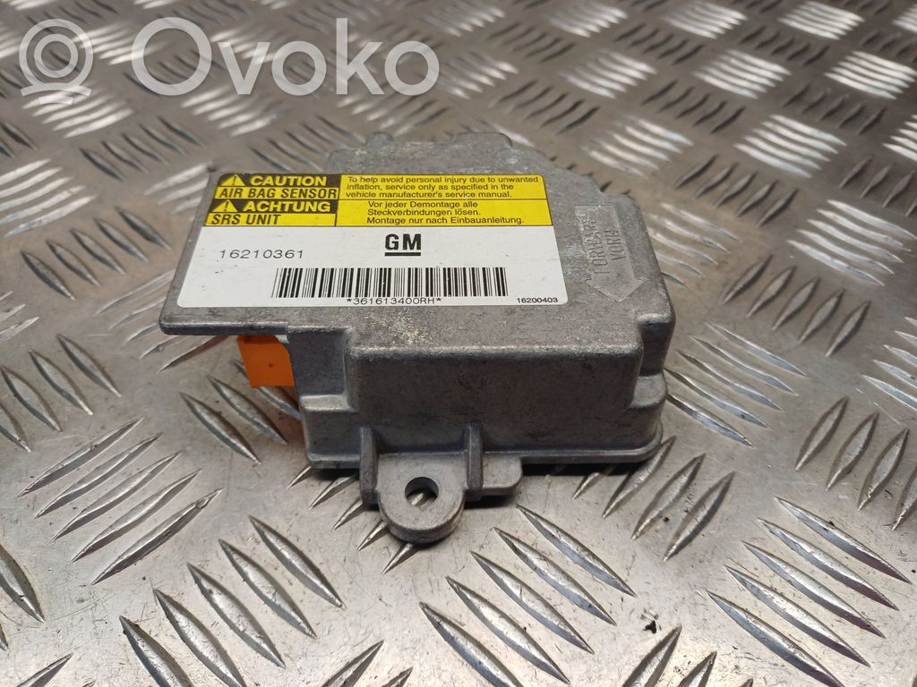 Opel Sintra Airbag control unit/module 